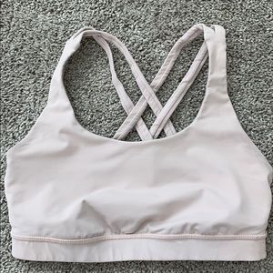 Lululemon Energy Bra Light Pink